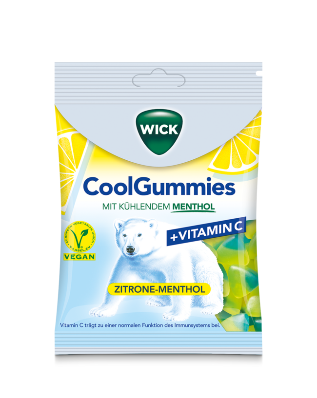 WICK CoolGummies Zitrone Menthol