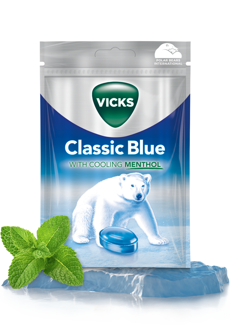 VICKS Classic Blue  WICK Hustenbonbons